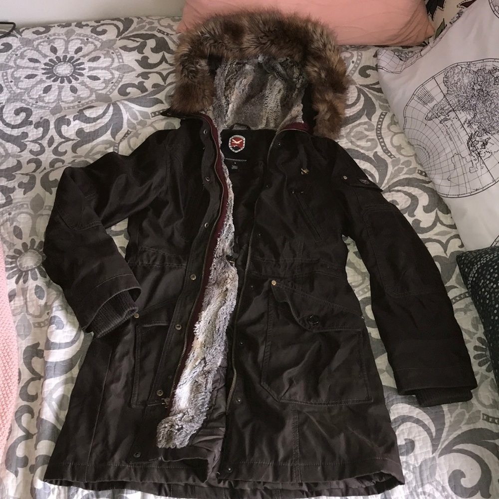 Knee length winter coat!